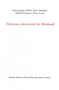 Nouveaux documents sur Rimbaud