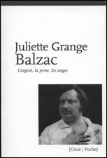 couverture de Balzac de Juliette Grange