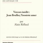 Vercors inédit : Jean Bruller, l’ironiste amer