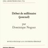 Page titre de journal de Dominique Noguez