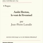 André Breton,<br/>le vent de l’éventuel