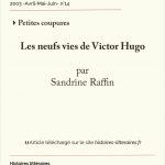 Les neufs vies<br/>de Victor Hugo