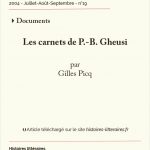 Les carnets de P.-B. Gheusi