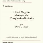 Henri Magron, photographe d’inspiration littéraire