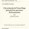 Page de garde à la recherche de Victor Hugo