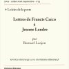Page de garde Lettres de Francis Carco