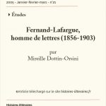 Fernand-Lafargue, <br/>homme de lettres (1856-1903)