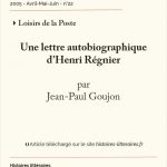 Une lettre autobiographique d’Henri Régnier