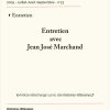 couverture entretien avec Jean José Marchand