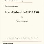 Marcel Schwob de 1955 à 2005