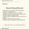 Couv dossier Edmond Rostand