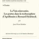 La Voix réinventée.<br/> Les poètes dans la technosphère<br/> d’Apollinaire à Bernard Heidsieck