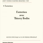 Entretien avec Thierry Bodin