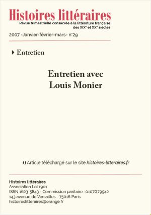 Couv. Louis Monier