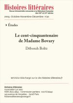Le cent-cinquantenaire<br> de Madame Bovary