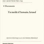 Un inédit d’Antonin Artaud