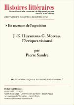 J.-K. Huysmans-G. Moreau. Féeriques visions 1