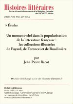 Un moment-clef dans la popularisation de la littérature française : les collections illustrées de Fayard, de Ferenczi et de Baudinière